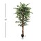 Stunning 6-Foot Artificial Ficus Tree with 1008 Lush Leaves - Elegant Home & Office Decor, Floral Home by Artificial Flowers